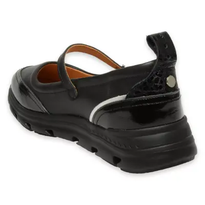 Mammamia D25Ya-750Z Günlük Siyah Kadın Babet - 4