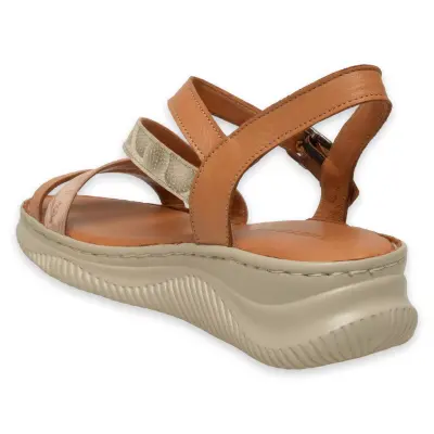 Mammamia D25Ys-2365Z Günlük Taba Kadın Sandalet - 4