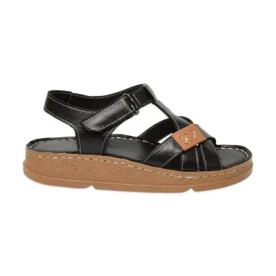 Mammamia D25Ys-2440 Günlük Siyah Kadın Sandalet - 2