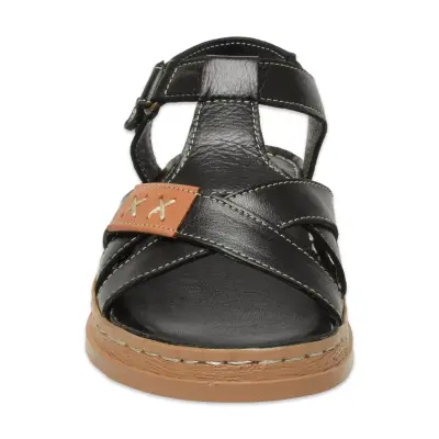 Mammamia D25Ys-2440 Günlük Siyah Kadın Sandalet - 3