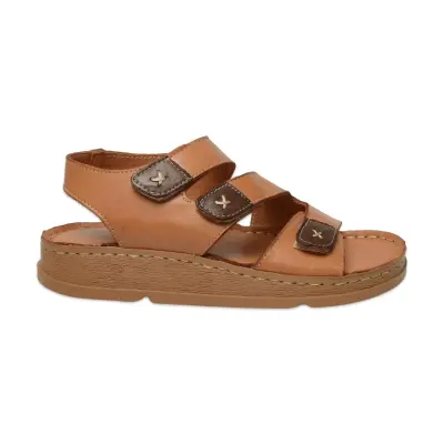 Mammamia D25Ys-2450Z Günlük Taba Kadın Sandalet - Mammamia (1)