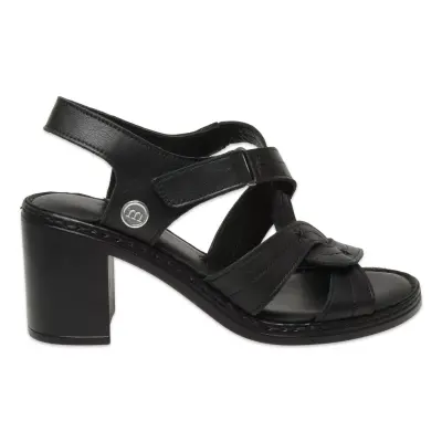 Mammamia D25Ys-2505 Günlük Topuklu Siyah Kadın Sandalet - 2