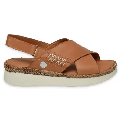 Mammamia D25Ys-2515Z Günlük Taba Kadın Sandalet - 2