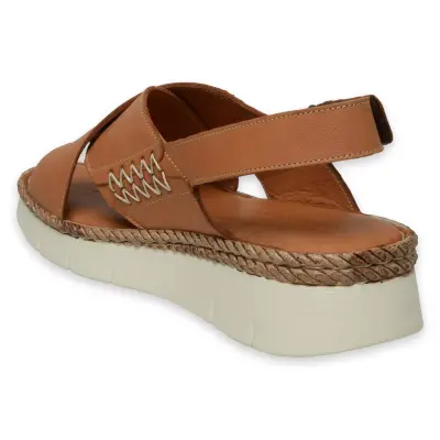 Mammamia D25Ys-2515Z Günlük Taba Kadın Sandalet - 4