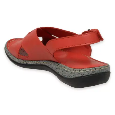 Mammamia D25Ys-2525Z Günlük Kırmızı Kadın Sandalet - 4
