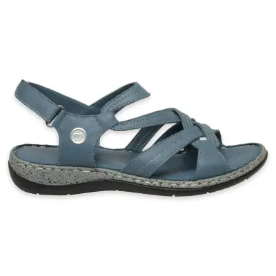 Mammamia D25Ys-2530 Günlük Mavi Kadın Sandalet - 2