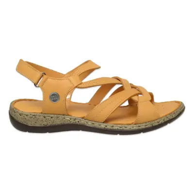 Mammamia D25Ys-2530 Günlük Sarı Kadın Sandalet - 2