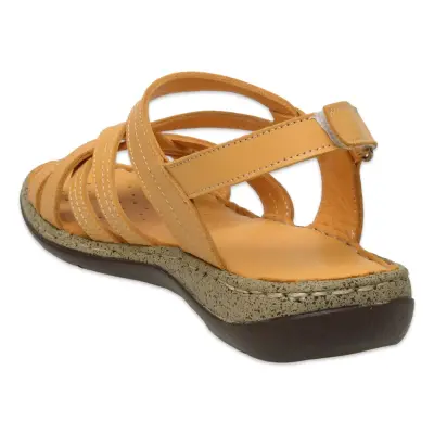 Mammamia D25Ys-2530 Günlük Sarı Kadın Sandalet - 4