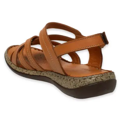 Mammamia D25Ys-2530 Günlük Taba Kadın Sandalet - 4