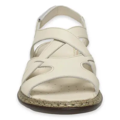 Mammamia D25Ys-2535Z Günlük Krem Kadın Sandalet - 3