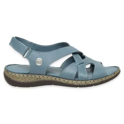 Mammamia D25Ys-2535Z Günlük Mavi Kadın Sandalet - 2