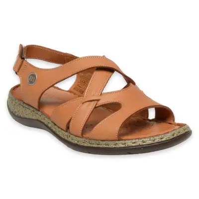 Mammamia D25Ys-2535Z Günlük Taba Kadın Sandalet - 1