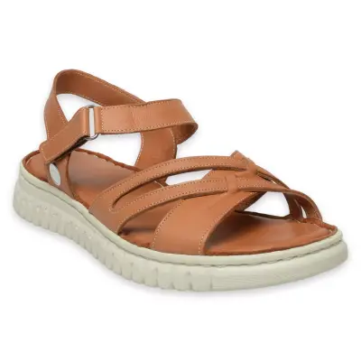 Mammamia D25Ys-2555Z Günlük Taba Kadın Sandalet - 1