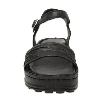 Mammamia D25Ys-2590 Günlük Siyah Kadın Sandalet - 3