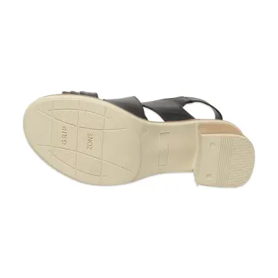 Mammamia D25Ys-2605 Günlük Siyah Kadın Sandalet - 5