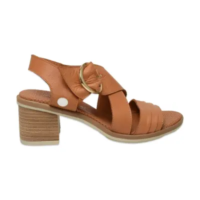 Mammamia D25Ys-2605 Günlük Taba Kadın Sandalet - 2
