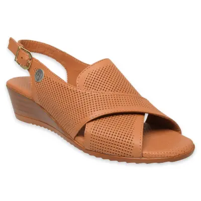 Mammamia D25Ys-2730Z Günlük Taba Kadın Sandalet - 1