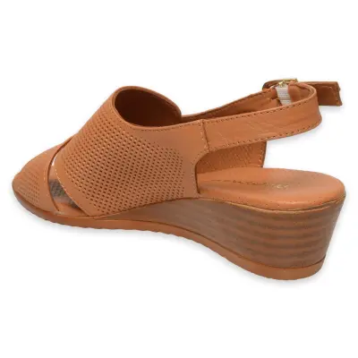 Mammamia D25Ys-2730Z Günlük Taba Kadın Sandalet - 4