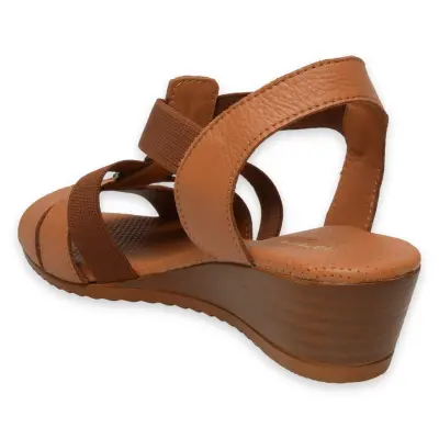 Mammamia D25Ys-2735Z Günlük Taba Kadın Sandalet - 4