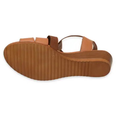 Mammamia D25Ys-2735Z Günlük Taba Kadın Sandalet - 5
