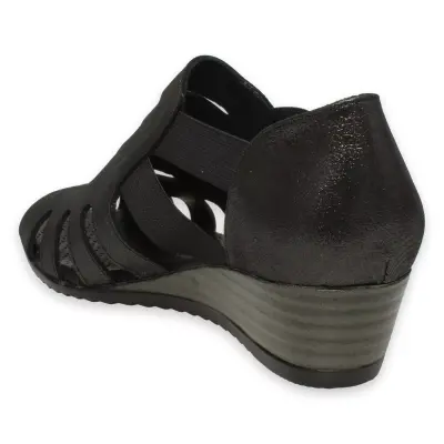 Mammamia D25Ys-2740Z Günlük Metalik Kadın Sandalet - 4