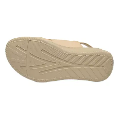 Mammamia D25Ys-2855 Günlük Bej Kadın Sandalet - 5