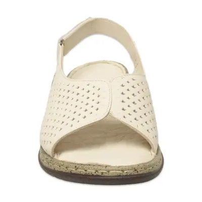 Mammamia D25Ys-2870 Günlük Krem Kadın Sandalet - 3