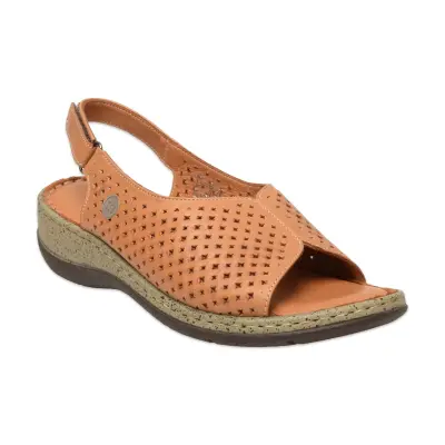 Mammamia D25Ys-2870 Günlük Taba Kadın Sandalet - 1