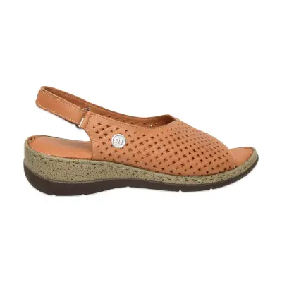 Mammamia D25Ys-2870 Günlük Taba Kadın Sandalet - 2
