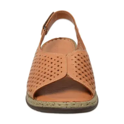 Mammamia D25Ys-2870 Günlük Taba Kadın Sandalet - 3