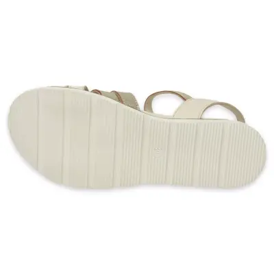 Mammamia D25Ys-2910 Günlük Krem Kadın Sandalet - 5