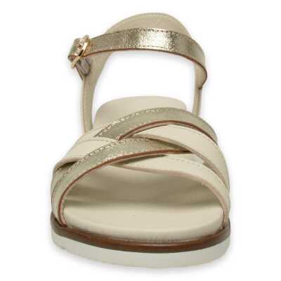 Mammamia D25Ys-2910 Günlük Krem Kadın Sandalet - 8