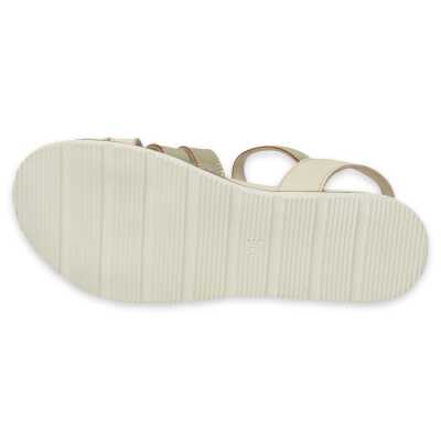 Mammamia D25Ys-2910 Günlük Krem Kadın Sandalet - 10