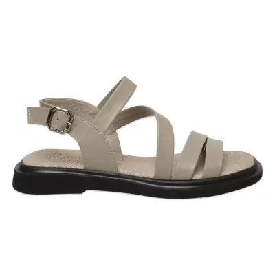 Mammamia D25Ys-5005Z Günlük Gri Kadın Sandalet - 2