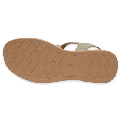 Mammamia D25Ys-5010Z Günlük Altın Kadın Sandalet - 5
