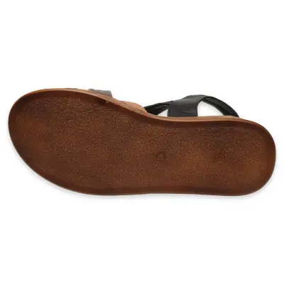 Mammamia D25Ys-5115Z Günlük Siyah-Kahverengi Kadın Sandalet - 5
