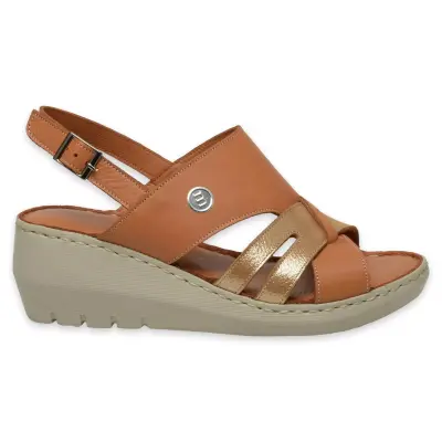 Mammamia D25Ys-5145 Günlük Taba Kadın Sandalet - 2