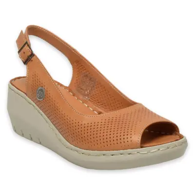 Mammamia D25Ys-5195Z Günlük Taba Kadın Sandalet - 1