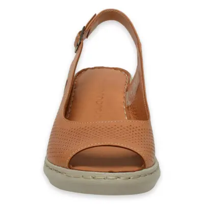 Mammamia D25Ys-5195Z Günlük Taba Kadın Sandalet - 3
