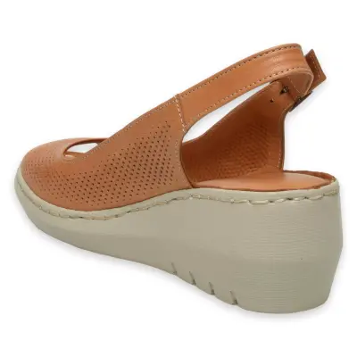 Mammamia D25Ys-5195Z Günlük Taba Kadın Sandalet - 4