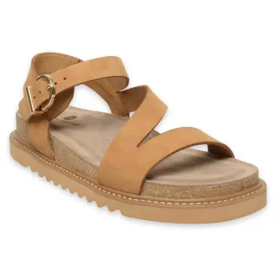 Mammamia D25Ys-5240Z Günlük Camel Kadın Sandalet - 1
