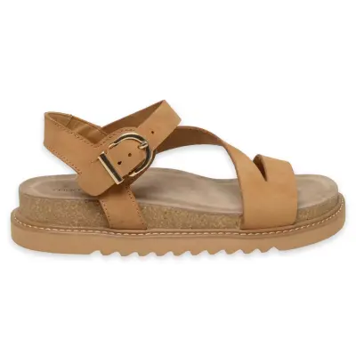 Mammamia D25Ys-5240Z Günlük Camel Kadın Sandalet - 2
