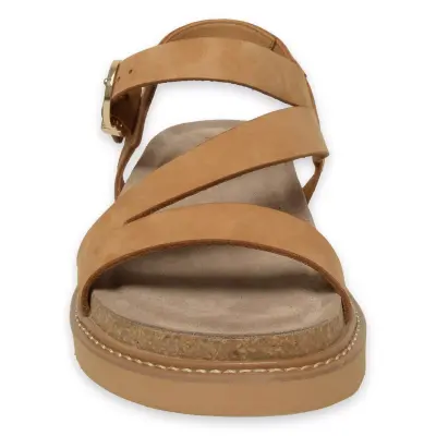 Mammamia D25Ys-5240Z Günlük Camel Kadın Sandalet - 3