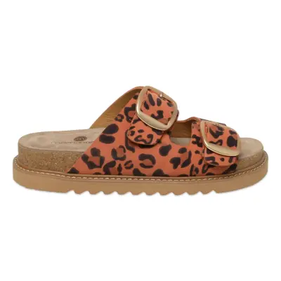 Mammamia D25Yt-1445 Günlük Leopar Kadın Terlik - 2