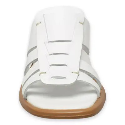 Mammamia D25Yt-1540Z Günlük Beyaz Kadın Terlik - 3