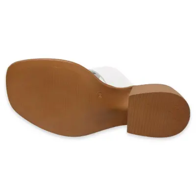 Mammamia D25Yt-1540Z Günlük Beyaz Kadın Terlik - 5