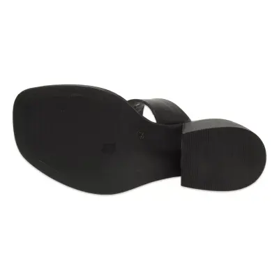 Mammamia D25Yt-1540Z Günlük Siyah Kadın Terlik - 5