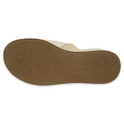 Mammamia D25Yt-1565Z Günlük Krem Kadın Terlik - 4