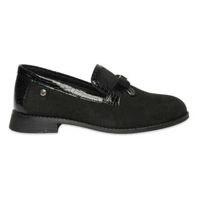 Mammamia D26Ka-3075 Günlük Süet Siyah Kadın Ayakkabı - Mammamia