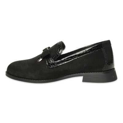 Mammamia D26Ka-3075 Günlük Süet Siyah Kadın Ayakkabı - Mammamia (1)